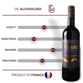 Pierre Chavin - Prestige Merlot Rouge (0.0%) [Case-6] - HWC Distribution