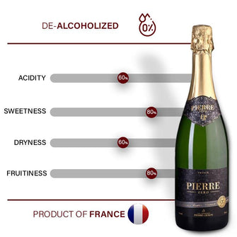 Pierre Zero - Chardonnay Sparkling (0.0%) [Case-6] - HWC Distribution